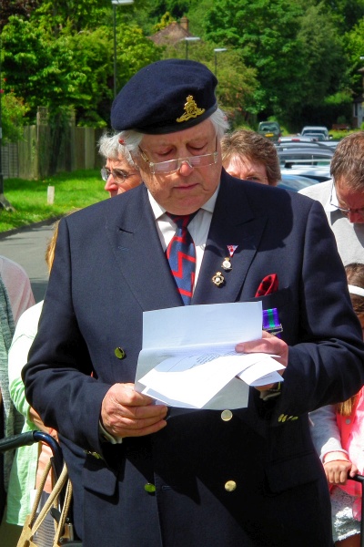 Cllr Phillip Cooteclosing the ceremony